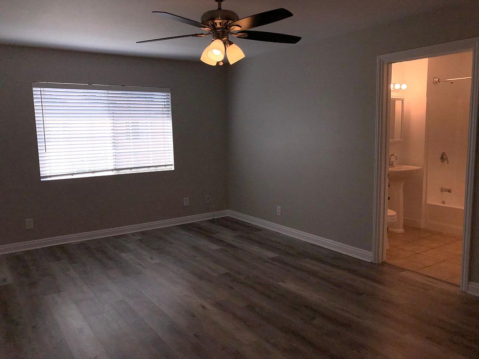 Bedroom and Bath with new ceiling fan