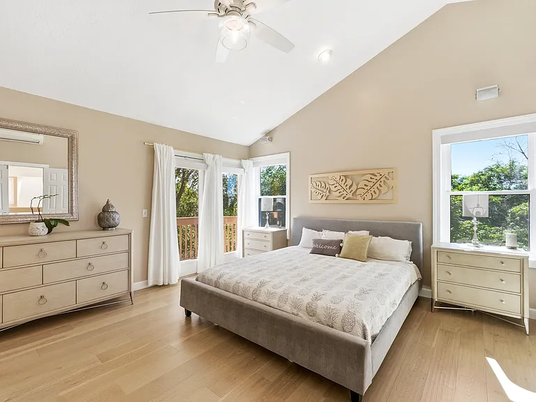 Spacious primary suite offering comfort and privacy.