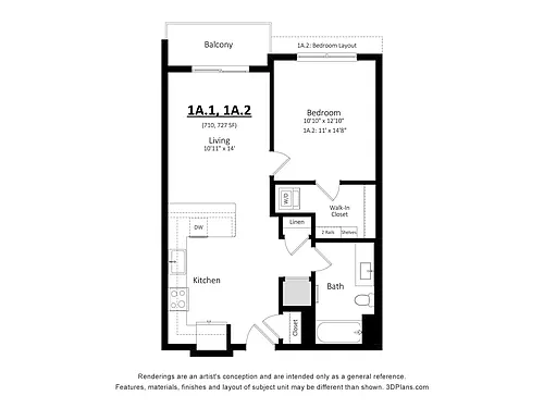 Floor plan 1A1