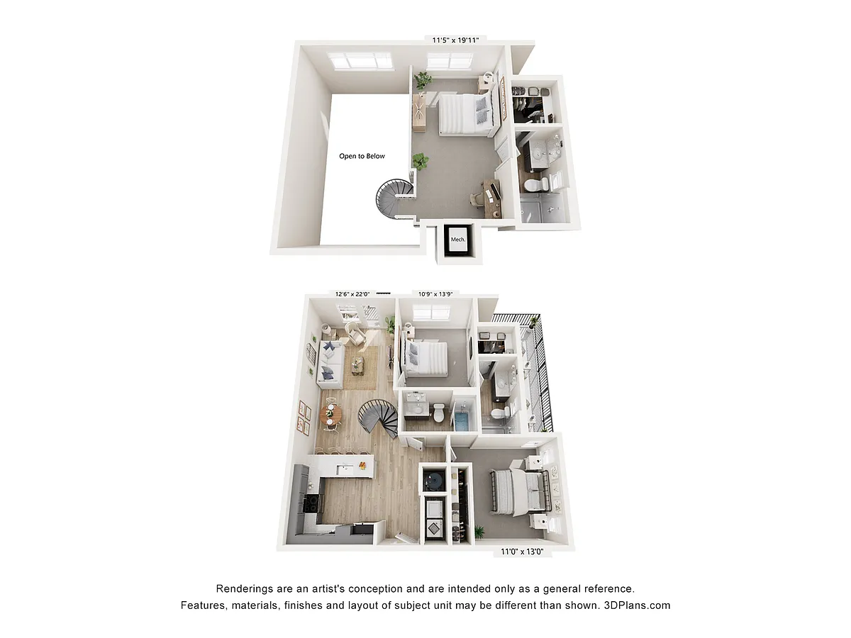 Floor plan B2 + Loft