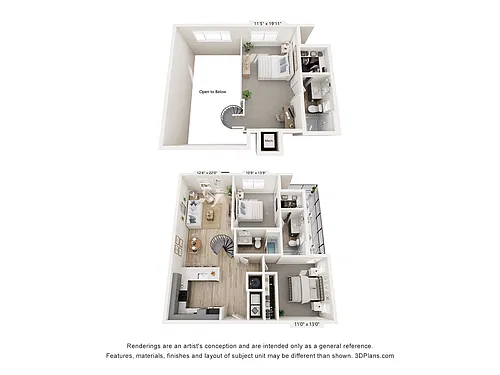 Floor plan B2 + Loft