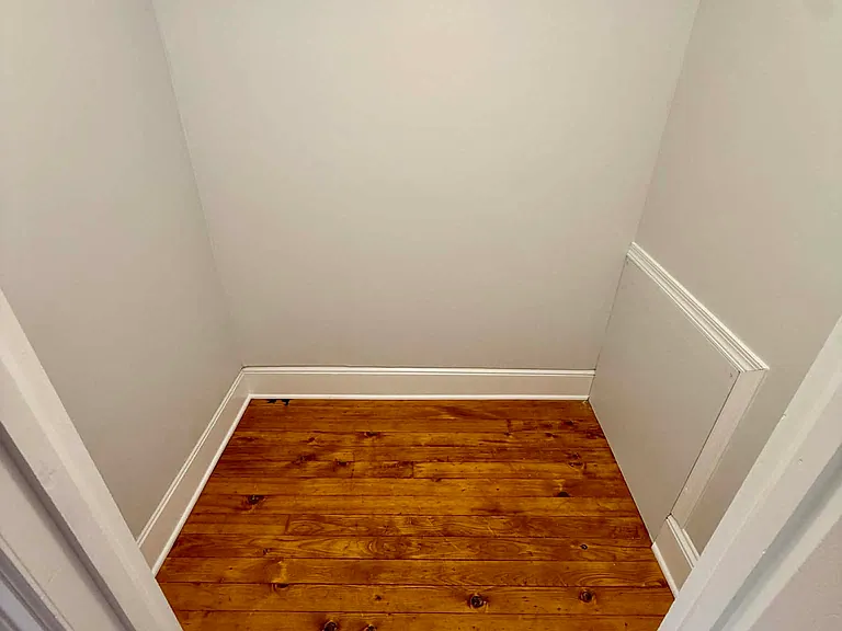 Hallway walk-in closet