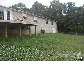 Fenced in back yard