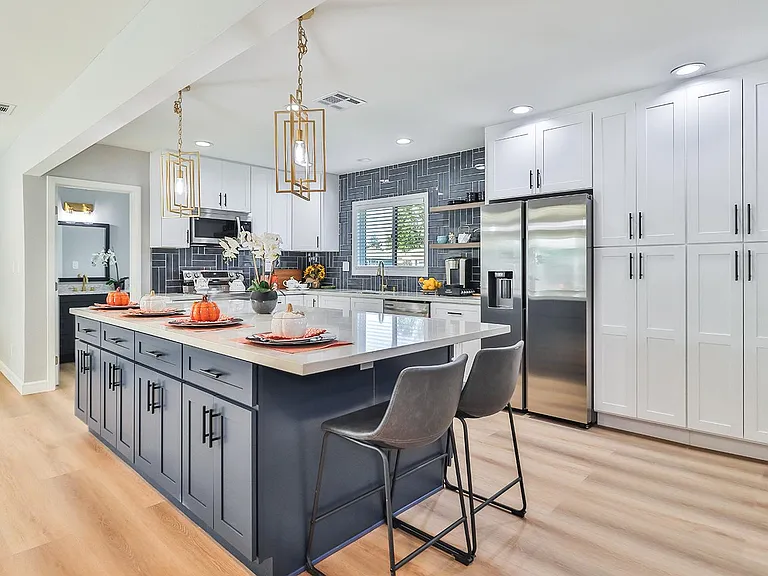 Big kitchen island
