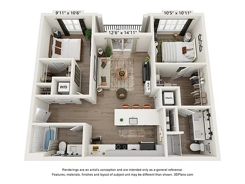 Floor plan B3