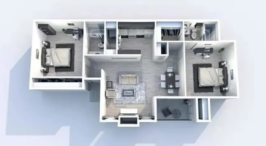 Floor plan B2 Upgraded