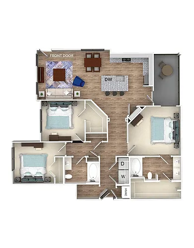 Floor plan Pontchartrain LG