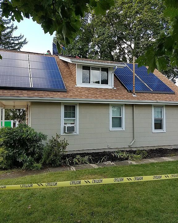 Solar panels added, 2016