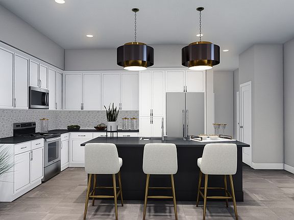 Plan 4D - Flat Kitchen