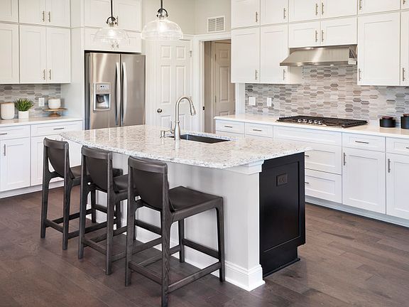 Open kitchen new construction townhomein the Northbrook