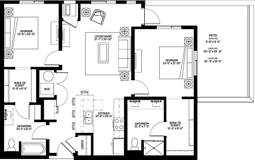 Floor plan B6