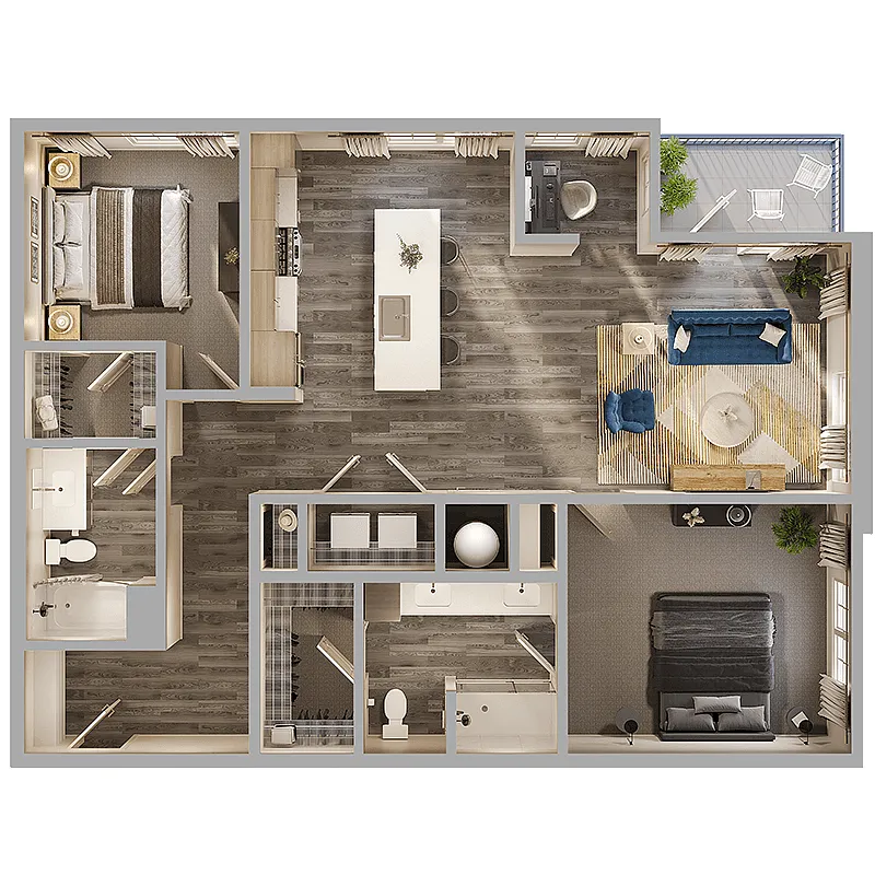 Floor plan B6D