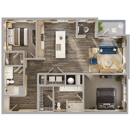 Floor plan B6D