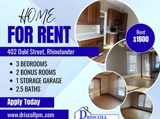 402 Dahl St, Rhinelander, WI 54501