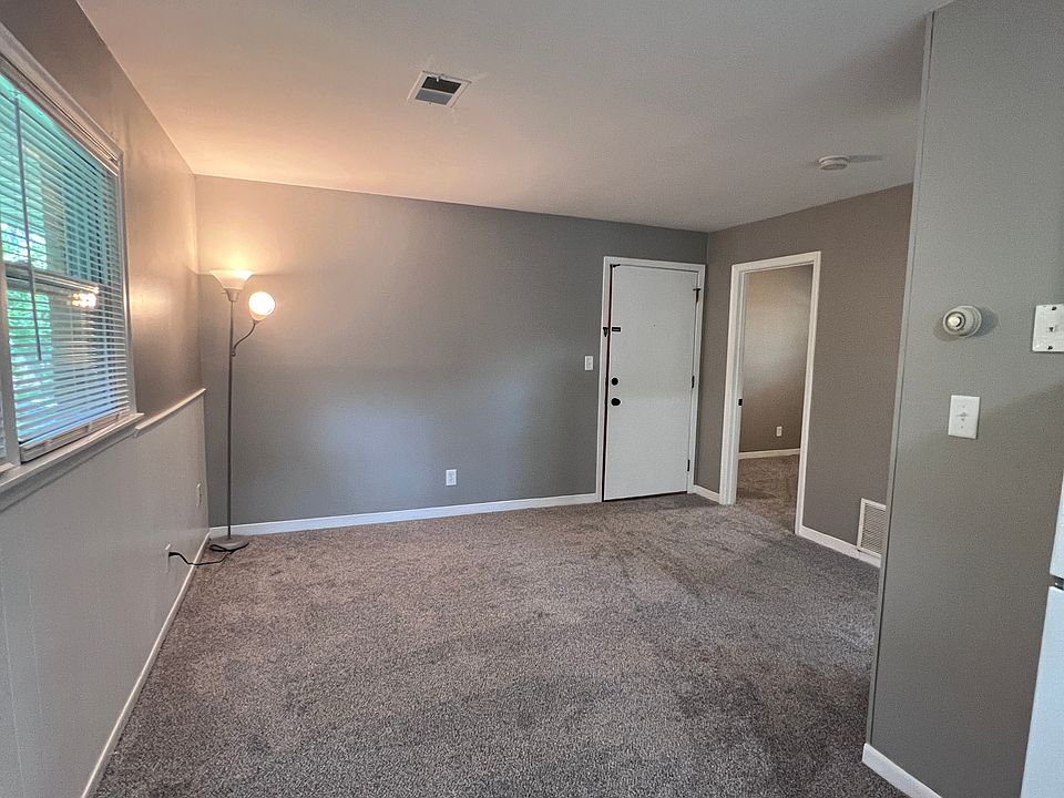 Upper unit 2-bedroom apartment with carpet throughout.
