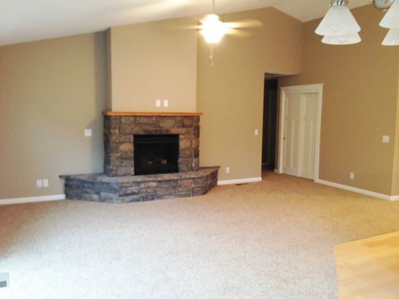 Family Room with Vaults