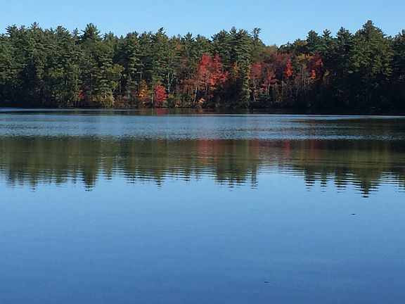 White lake walk to beach