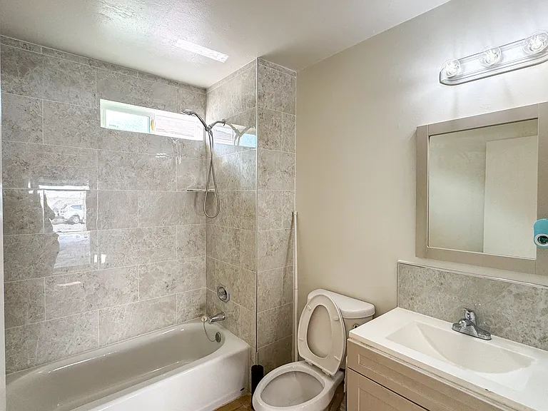 Newly-Tiled Bathroom