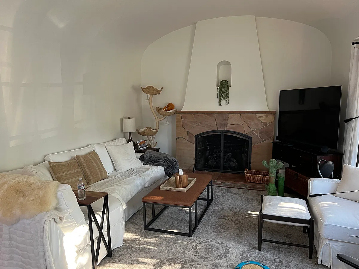 Living Room - Gas Fireplace - Bay window - 546 Madison St