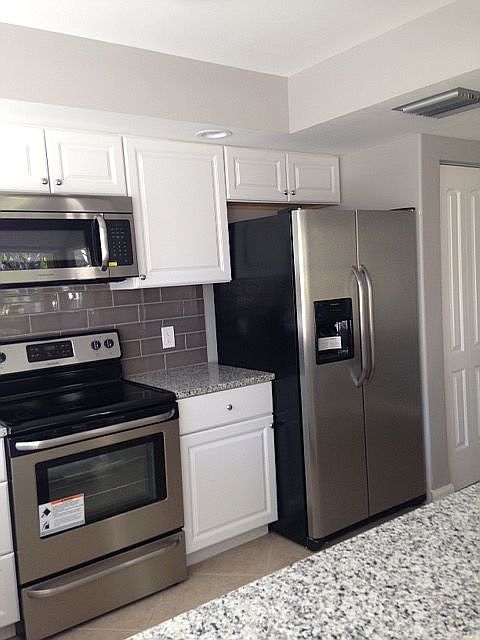 new stainless appliances