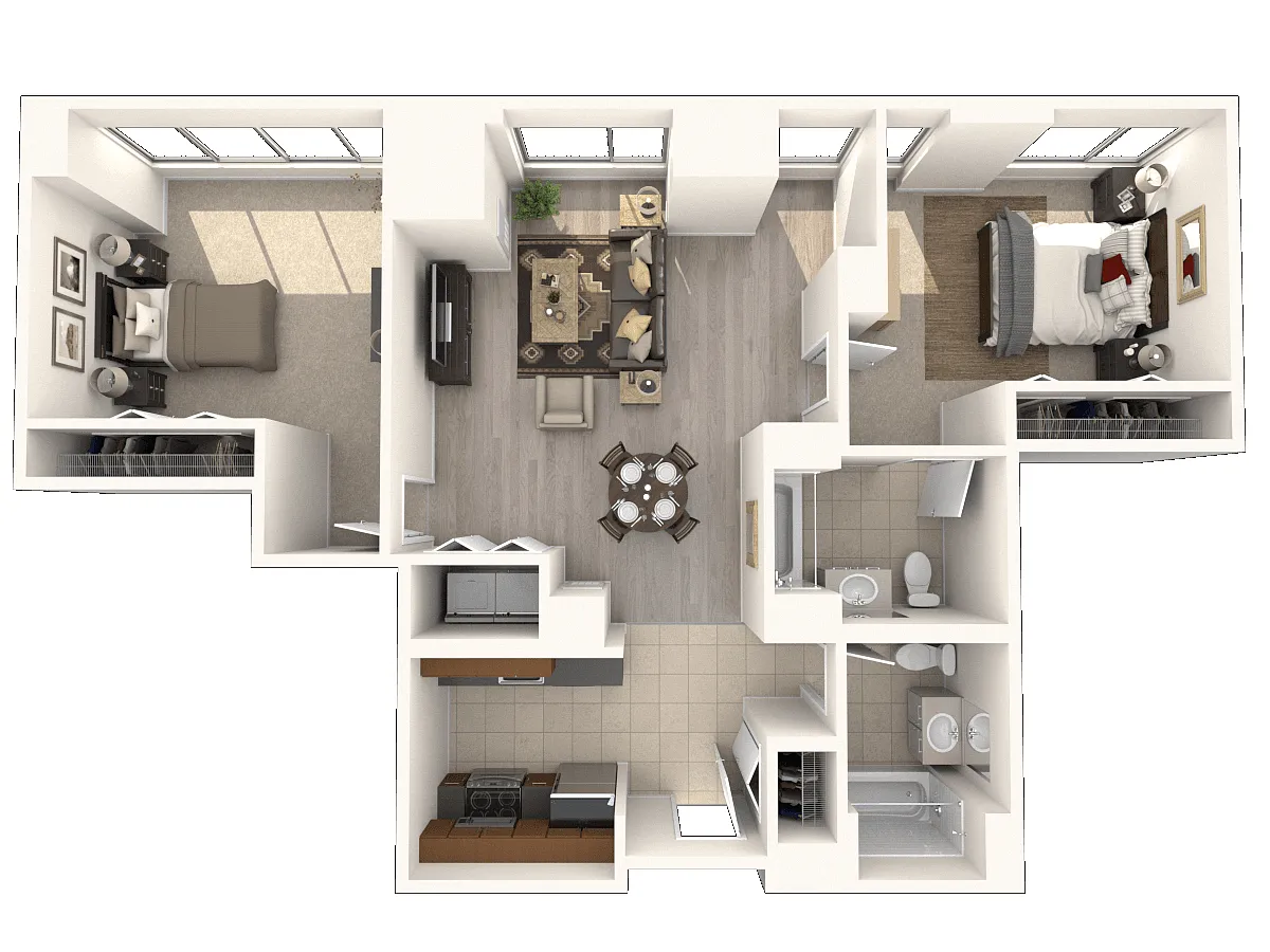 Floor plan Riverside