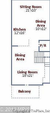 Main level floor plan