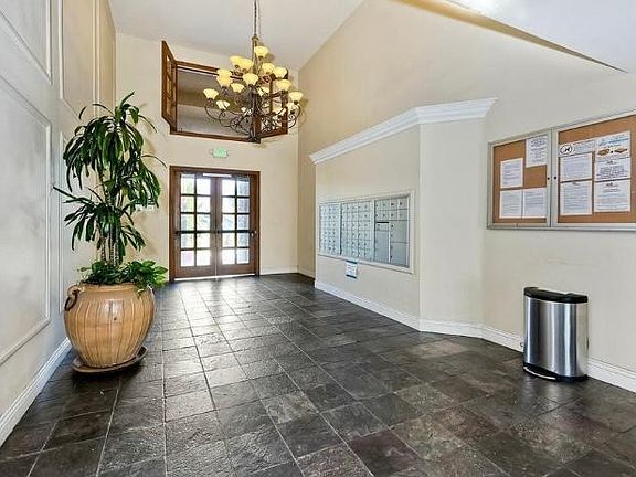 Main entrance / secured mailboxes