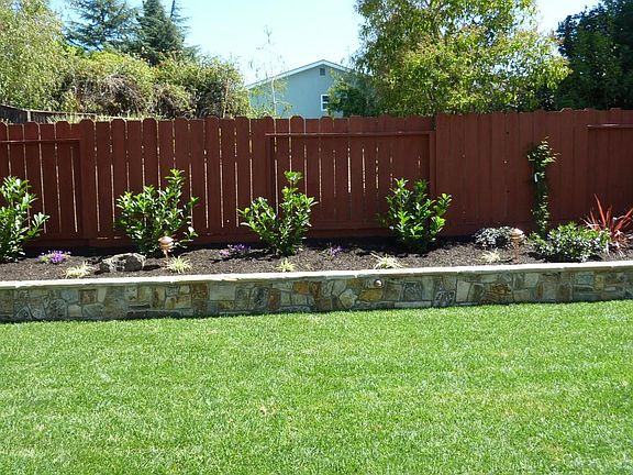Backyard Deck and Lawn area