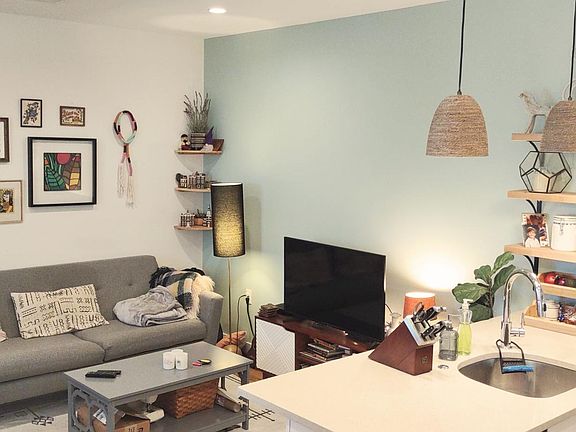 Open plan living area