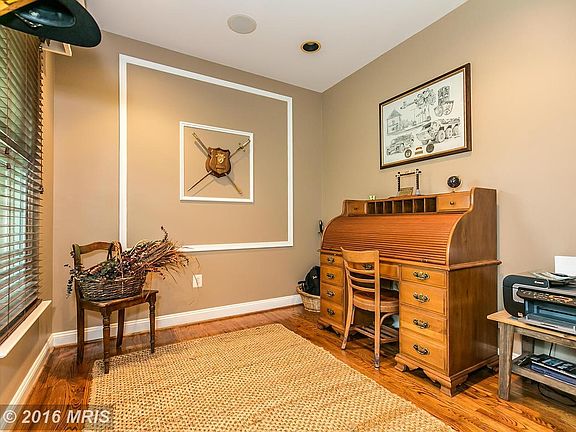 Cozy office with neutral decor..