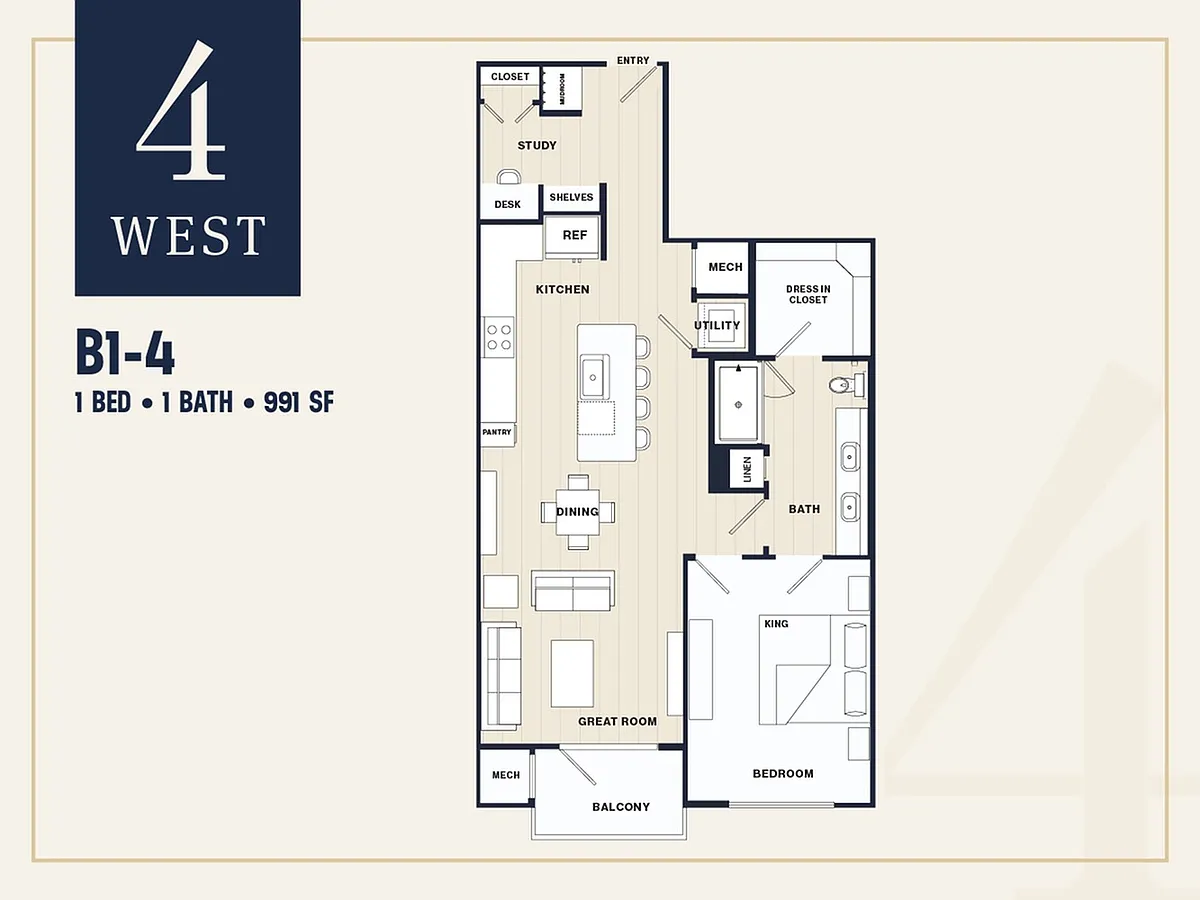 Floor plan B1
