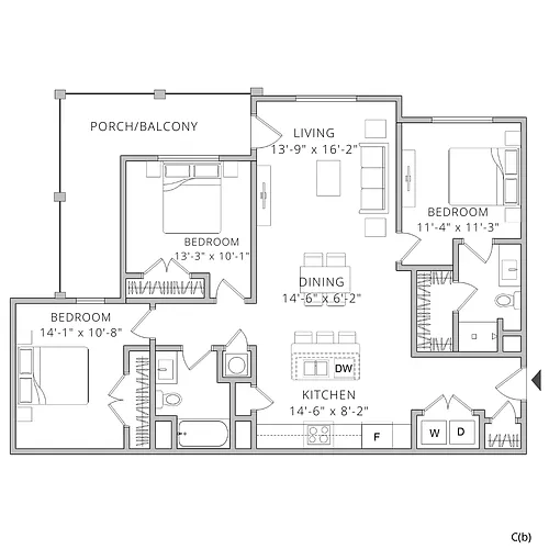 Floor plan Larel