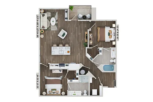 Floor plan B6B