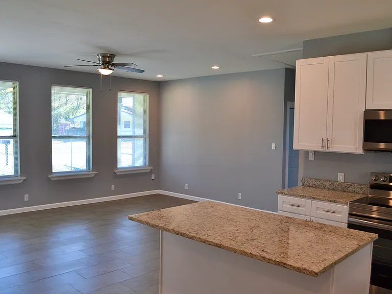 living and kitchen