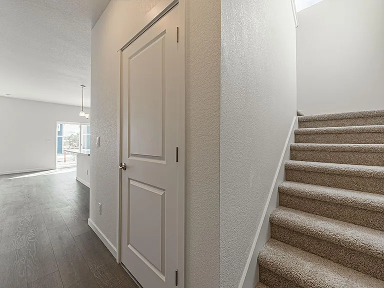Stairs to second level