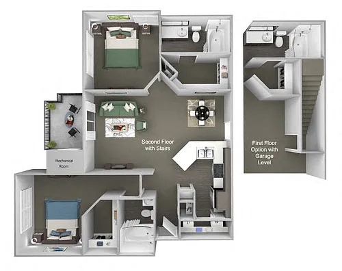 Floor plan B3 (Sapphire)