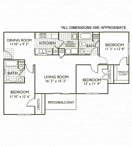 Floor plan The Huntington