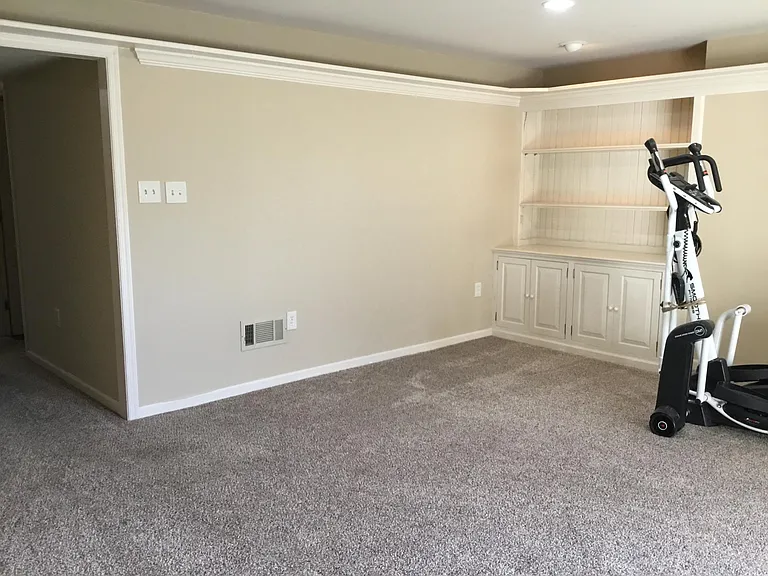Finished lower level