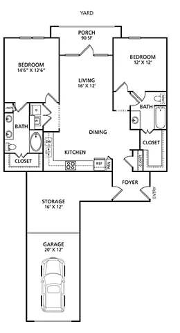 Floor plan D3