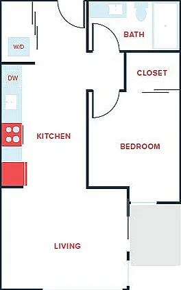 1 Bed, 1 Bath - Apt D (Income Qualified) 1 Bed, 1 Bath - Apt D (Income Qualified)