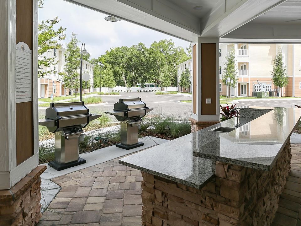Outdoor grill area