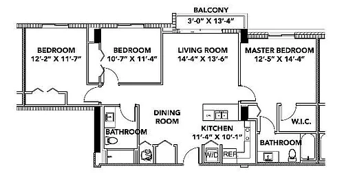Floor plan Model C