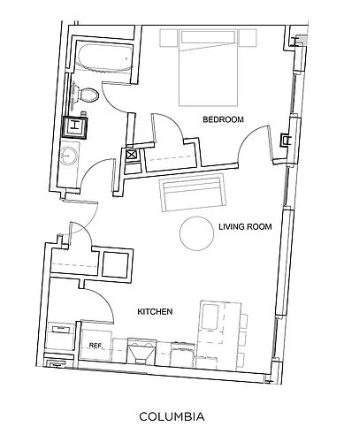 Floor plan Columbia
