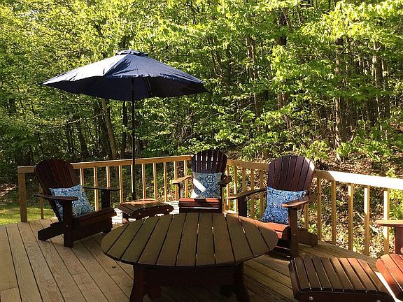 Back Deck Abuts Woodlands