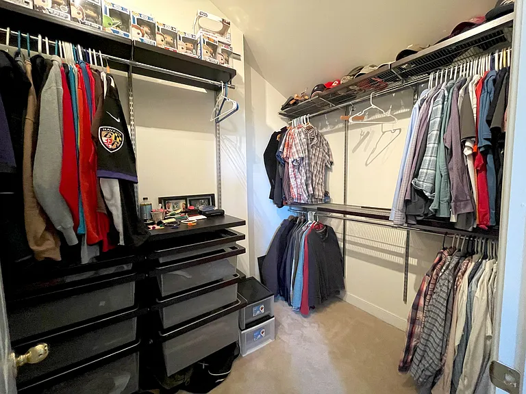 Walk-in closet 2 in master bedroom