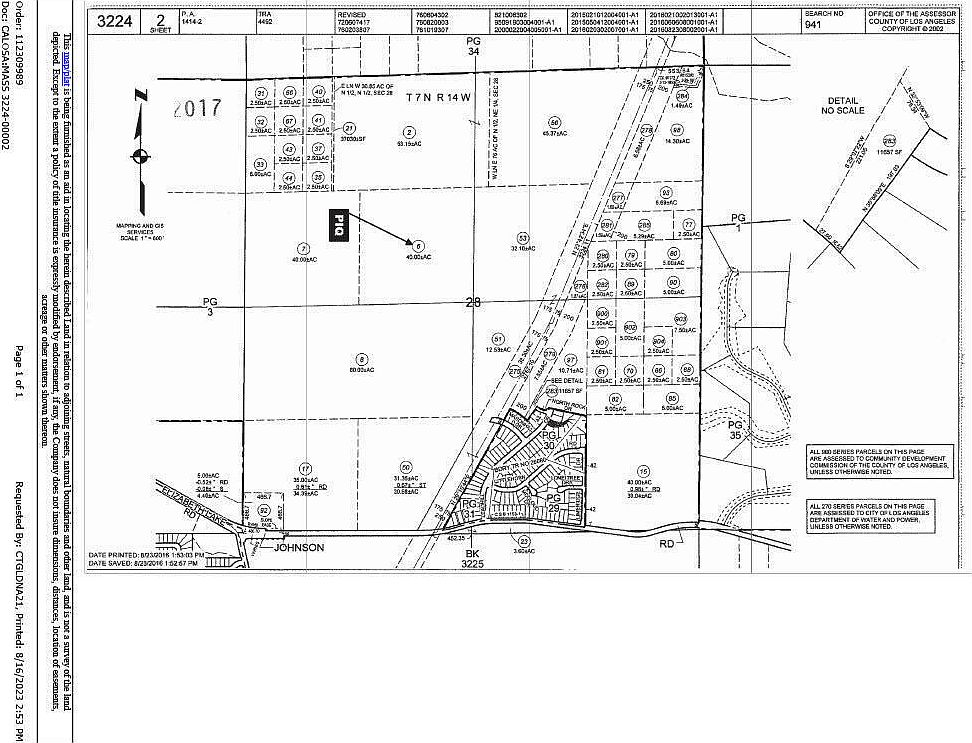 Vac Vic Johnson Drive Leadhill Dr, Palmdale, CA 93551 MLS 23006705