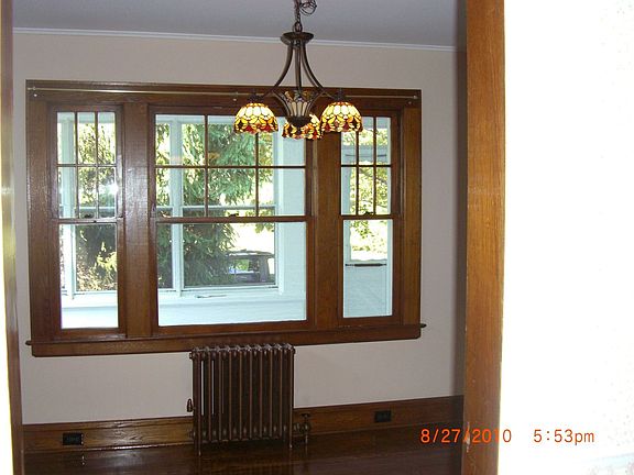 View of Dining Room onto front porch