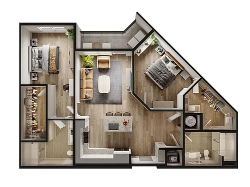 Floor plan B3