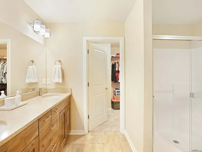 Master Bathroom - looking towards walk-in closet