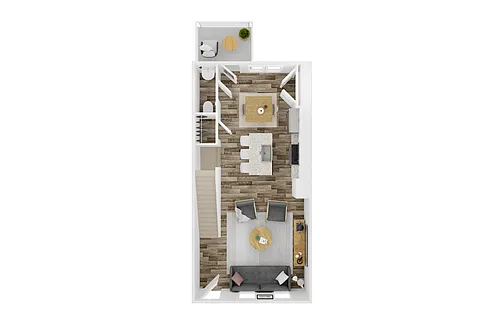 Floor plan Pine Townhome